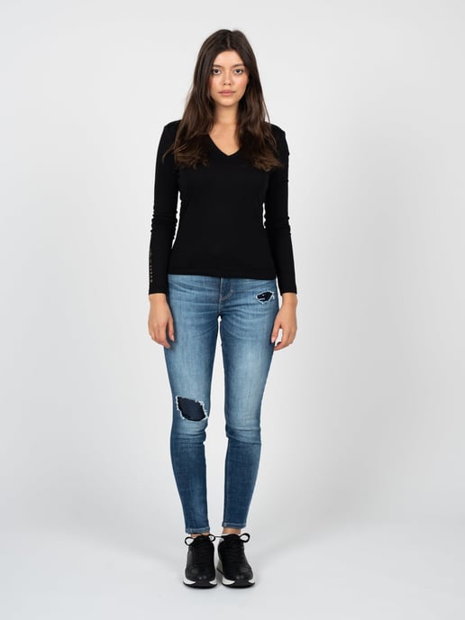 Guess Vaqueros Skinny de mujer azul - Image 2