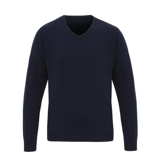 Premier Mens Essential Acrylic V Neck Sweatshirt (Navy) - Image 1