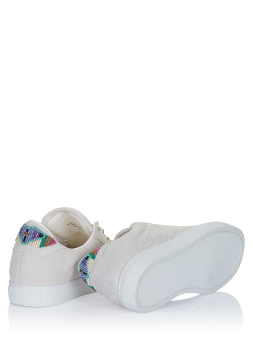 Zadig Voltaire Zapatos La Flash Folk Beads blanco - Image 3