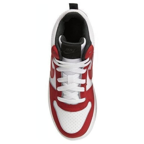 Zapatillas de deporte rojas Court Borough Mid Top de Nike - Image 3