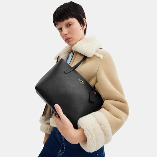 Fiona Zip Tote in Crossgrain Leather