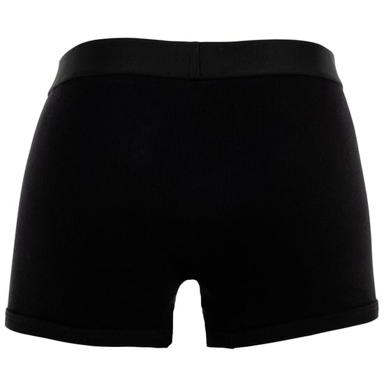 Versace Short Trunk Tex Ribbed Cotton Boxer Shorts - Image 2