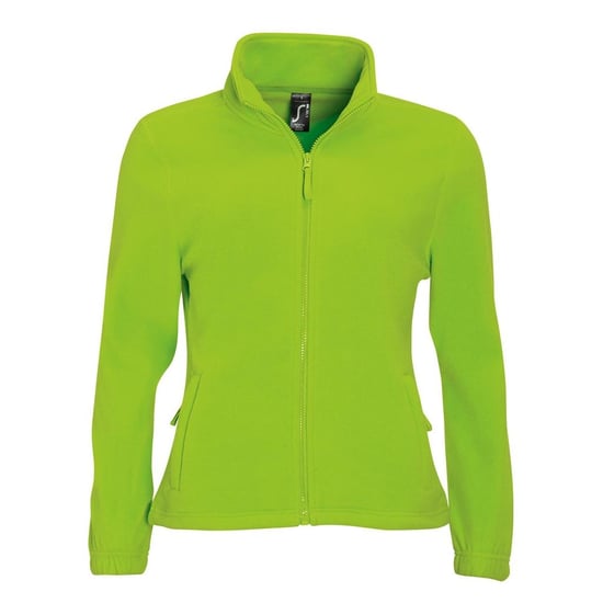 SOLS Womens/Ladies North Full Zip Fleece Jacket (Lime) - Image 1