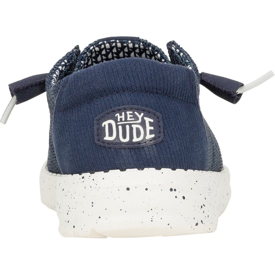 HEYDUDE Wendy Stretch Mesh Polyester Women's Navy Loafers - Image 2