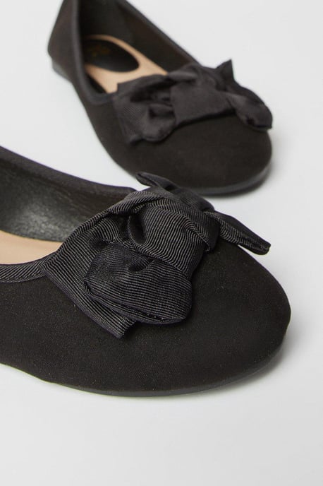 Pippin Bow Detail Ballet Pumps