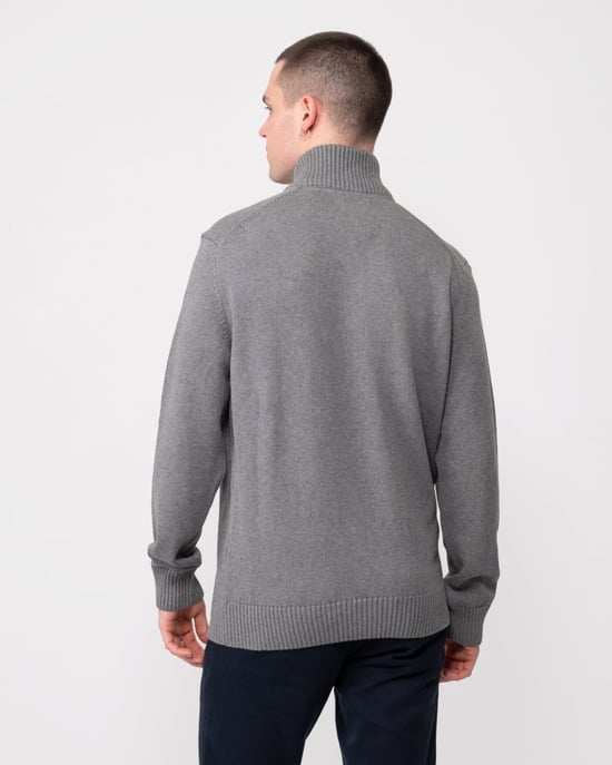 GANT Mens Casual Cotton Half Zip Jumper
