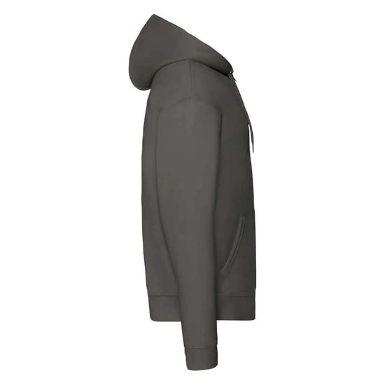 Fruit of the Loom Unisex Adult Premium Full Zip Hoodie (Charcoal) - Image 3