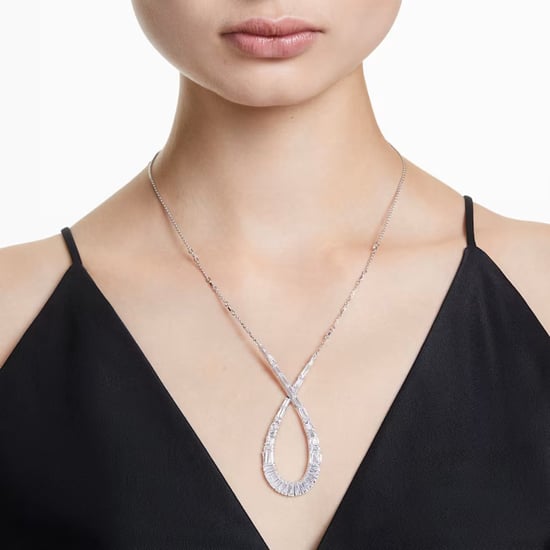 Swarovski 'Hyperbola' Women's Base Metal Necklace - Silver 5679438 - Image 5