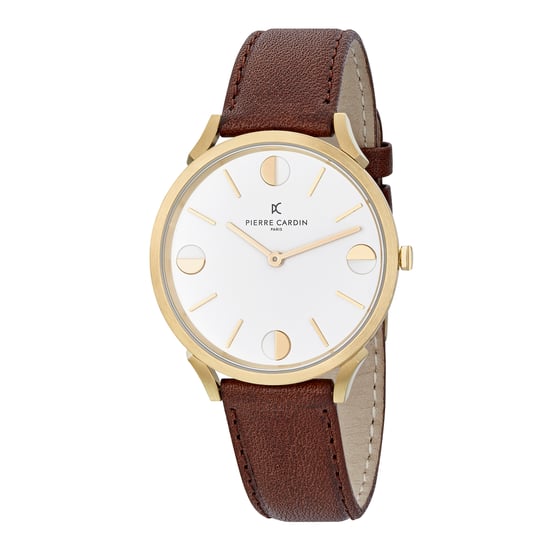 Pierre Cardin Pigalle Half Moon Unisex's Brown Watch CPI.2012
