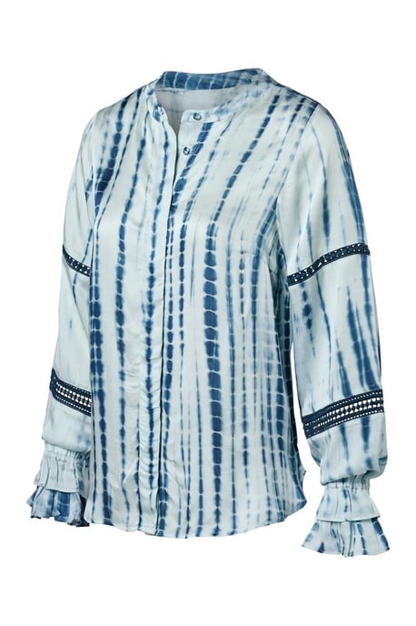 Caroline Tensen Montana Print Blouse Navy