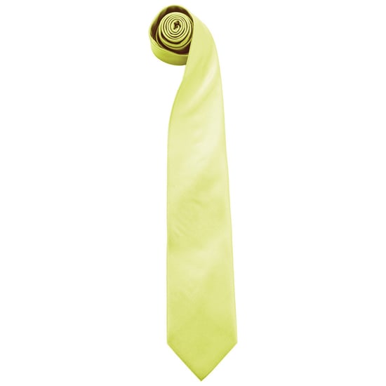 Premier Mens Colours Fashion Tie (Lime) - Image 1