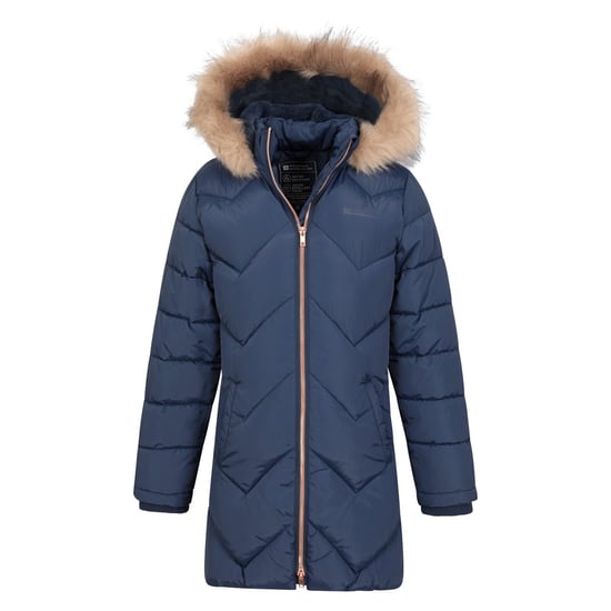 Mountain Warehouse Childrens/Kids Galaxy Water Resistant Padded Jacket (Navy) - Image 5