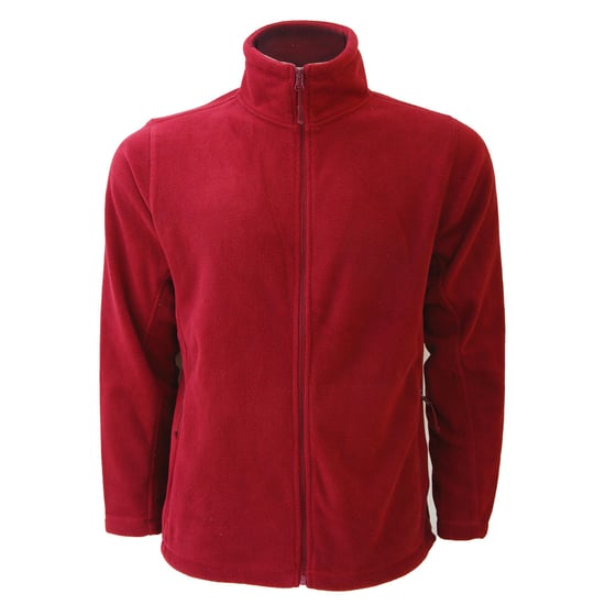 Russell Mens Full Zip Outdoor Fleece Jacket (Classic Red) - Image 1