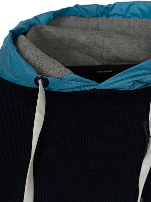 Takeshy Kurosawa Suéter With Hood del hombre azul - Image 6