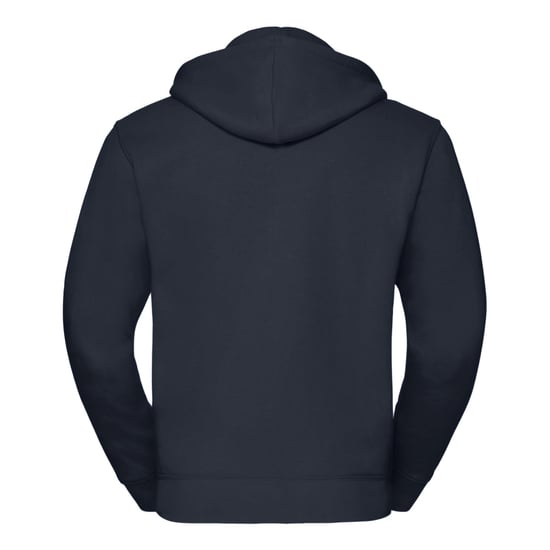 Russell Mens Authentic Full Zip Hooded Sweatshirt / Hoodie (French Navy) - Image 2