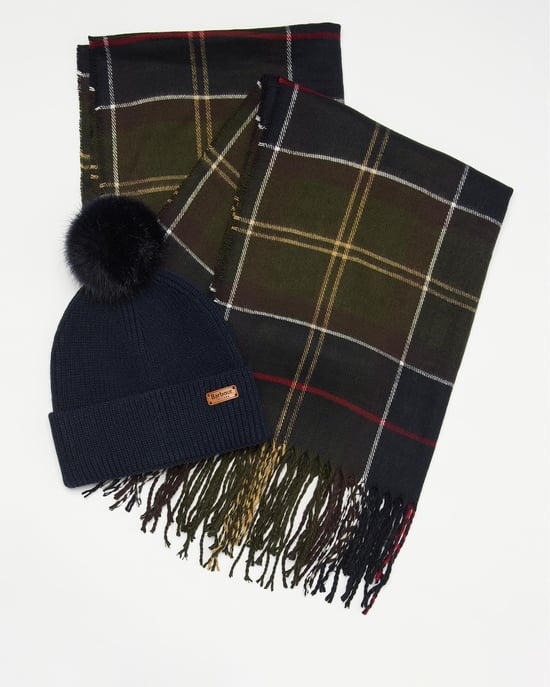 Conjunto de regalo Barbour Dover Beanie y Bufanda Hailes - Image 2