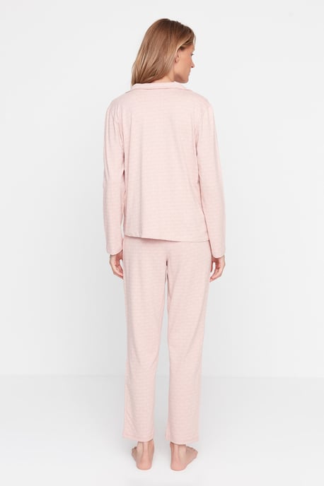 Trendyol Women's Shirt Collar Pajama Set - Image 5