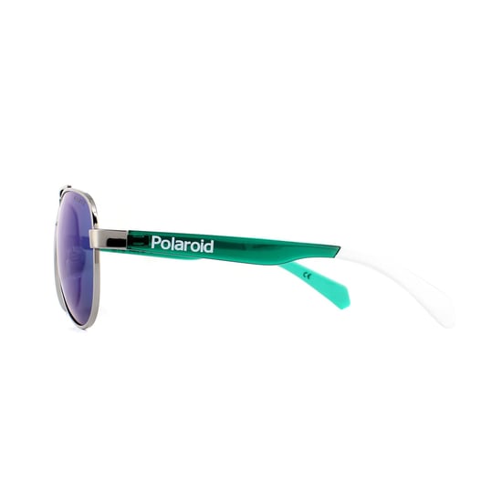 Polaroid Kids Sunglasses PLD 8034/S 1ED 5Z Grey Green Green Mirror Polarized