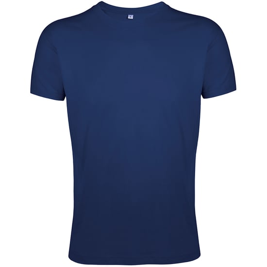 SOLS Mens Regent Slim Fit Short Sleeve T-Shirt (French Navy) - Image 1