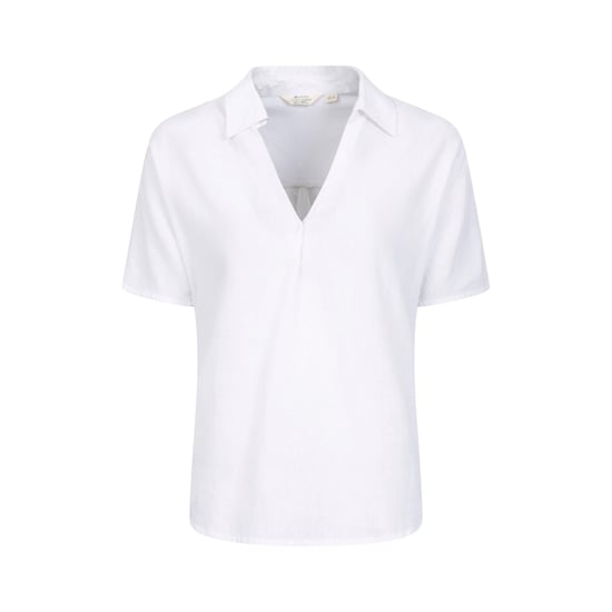 Mountain Warehouse Womens/Ladies Breeze II Linen Short-Sleeved Shirt (White) - Image 1