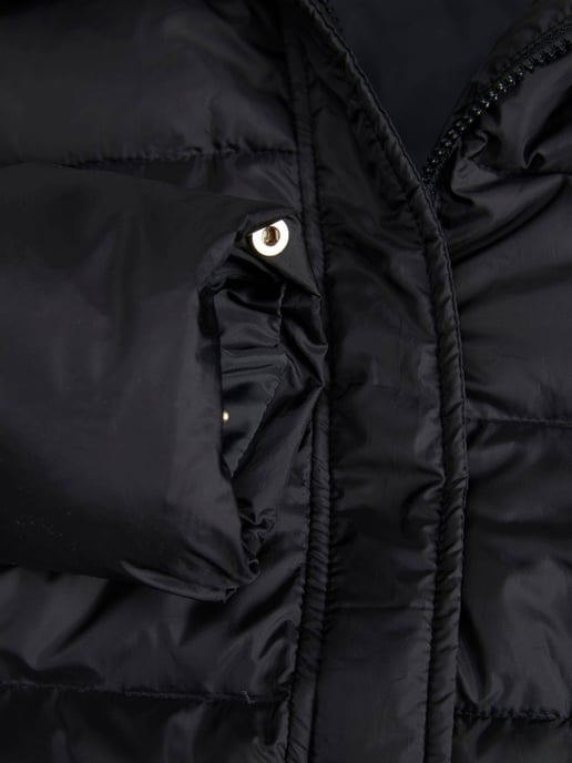 GBJJXX gewatteerde winterjas van gerecycled polyester zwart - Image 2