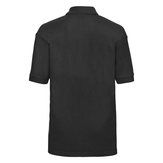 Russell Childrens/Kids Classic Polycotton Polo Shirt (Black) - Image 2