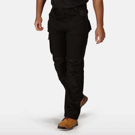 Regatta Mens Incursion Work Trousers (Black) - Image 3
