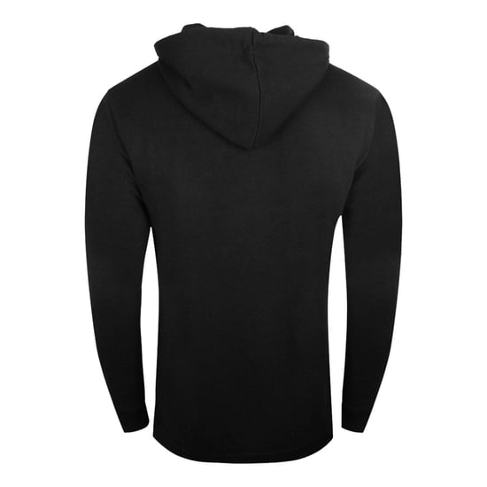 Cavalli Class Floral Bold Logo Black Zip-Up Hoodie