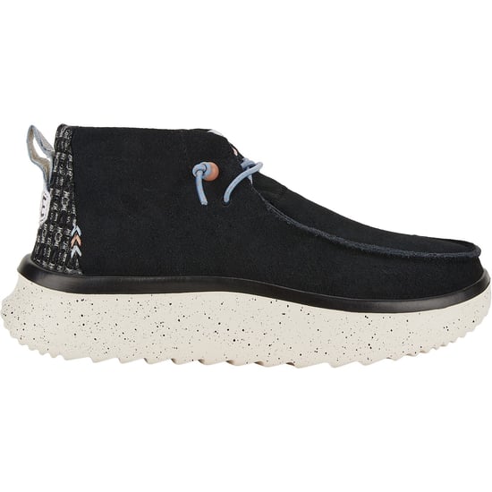 HEYDUDE Wendy Peak Hi Suede Women's Black Boots - Image 6