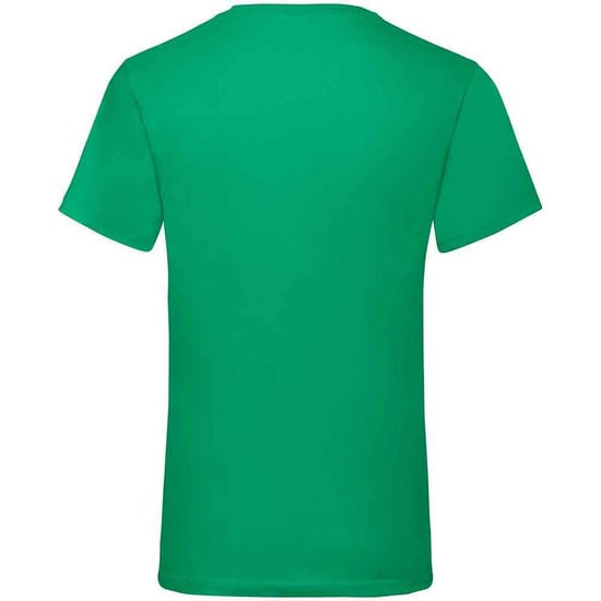 Fruit of the Loom Mens Valueweight V Neck T-Shirt (Kelly Green) - Image 2