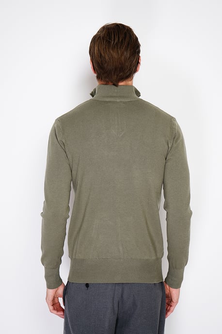 GB - William de Faye - Short zip - Khaki - Image 2