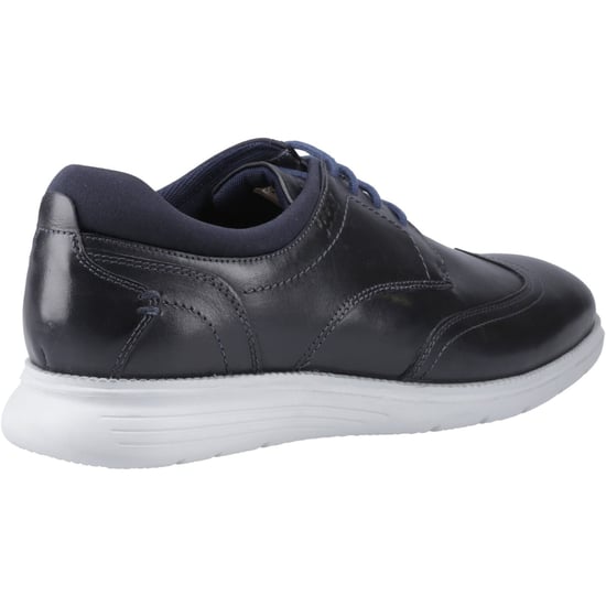 Pod Vantage Leather Men's Navy Lace-Up Shoes - Image 2