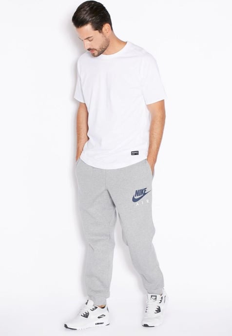 Nike Air AW77 - Joggers de forro polar para hombre, color gris - Image 4