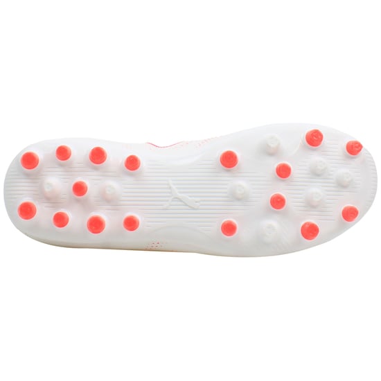 Zapatillas de fútbol para niños Puma Future Play MG Jr en color blanco - Image 4