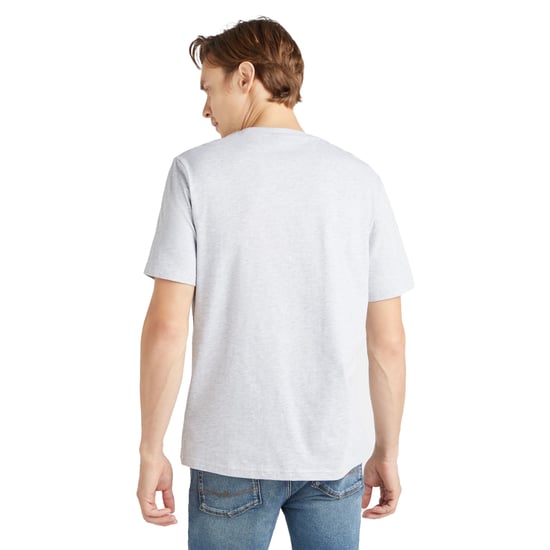 Umbro Mens Team T-Shirt (Grey Marl/White) - Image 2