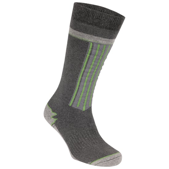 Trespass Unisex Adult Winski Ski Socks (Pack of 2) (Navy/Flint) - Image 5