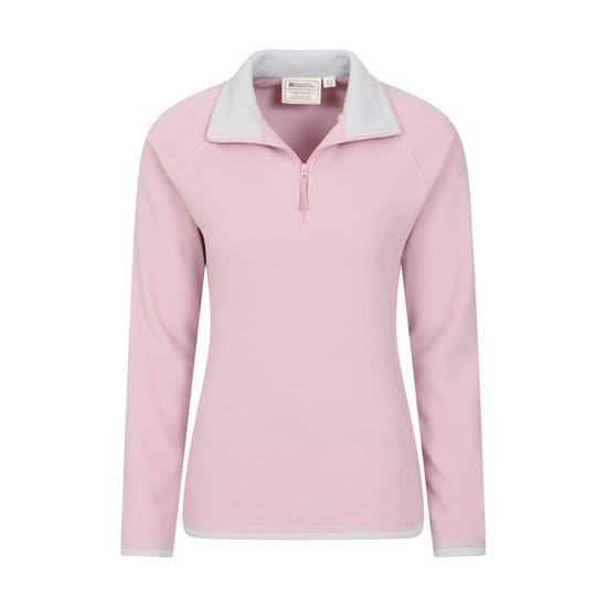 Mountain Warehouse Womens/Ladies Montana Half Zip Fleece Top (Pink) - Image 4