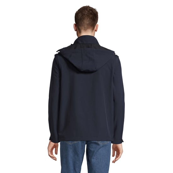 SOLS Unisex Adult Falcon 3 in 1 Soft Shell Jacket (Abyss Blue) - Image 2