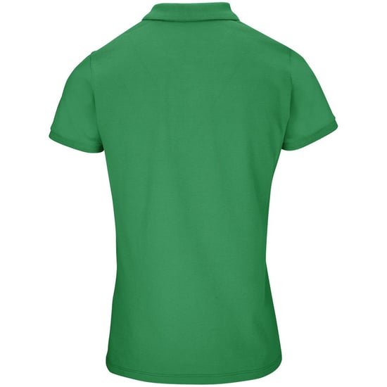 SOLS Womens/Ladies Planet Piqué Organic Polo Shirt (Spring Green) - Image 2