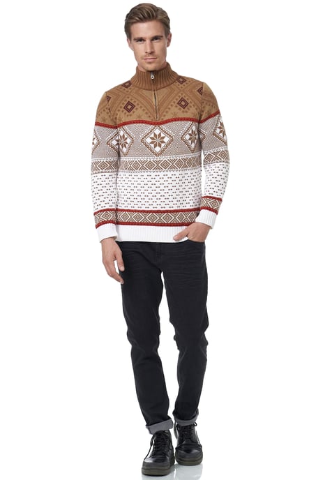 Rusty Neal Noorse Trui Beige - Image 4