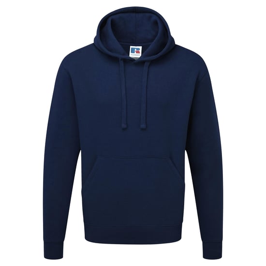 Russell Mens Authentic Hooded Sweatshirt / Hoodie (French Navy) - Image 1