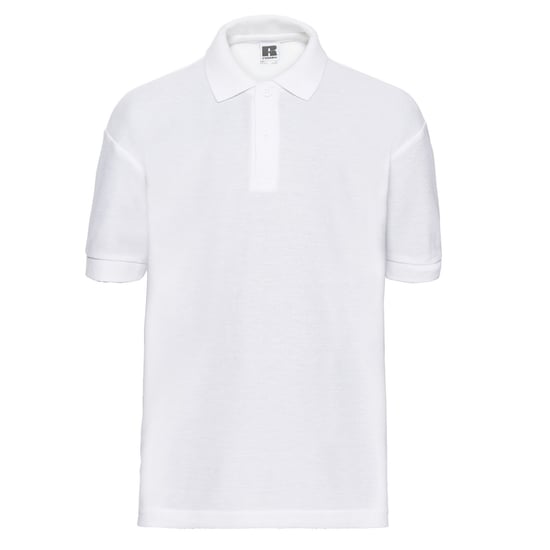 Russell Childrens/Kids Classic Polycotton Polo Shirt (White) - Image 1