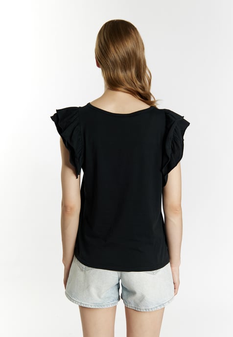 Dreimaster T-Shirt women black - Image 4