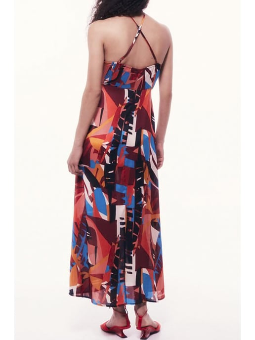 SFERA Abstract Halterneck Dress