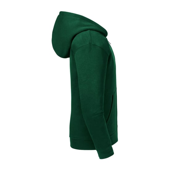 Russell Kids/Childrens Authentic Zip Hooded Sweatshirt (Bottle Green) - Image 3