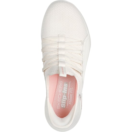 Skechers Relaxed Fit Sport - Ballet Chic Textile Women's Off White Trainers - Image 3
