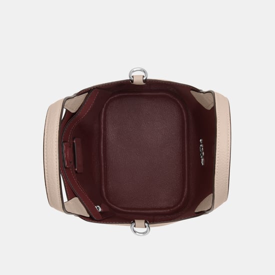 Hanna Bucket Bag in Double Face Leather