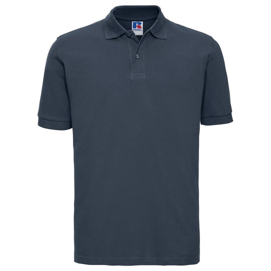 Russell Mens Classic Cotton Pique Polo Shirt (French Navy) - Image 1