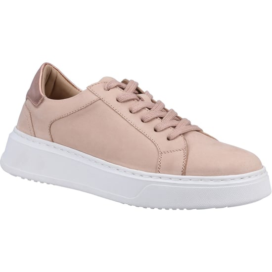 Hush Puppies Camille Leather Women's Blush Trainers - Image 1
