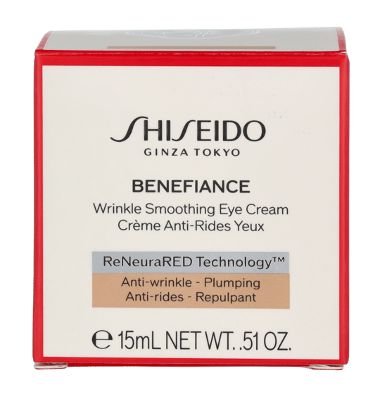 Crema para los Ojos Suavizante de Arrugas Benefiance de Shiseido 15 ml - Image 2
